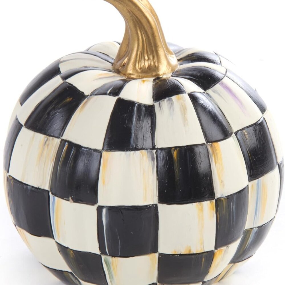 Mini Decorative Pumpkin for Fall Decor, Autumn Decorations for Home, Courtly Che